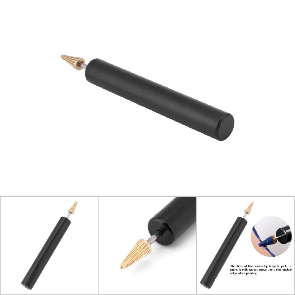 Lederkanten Ölfarbstift Applikator mit Rollendesign