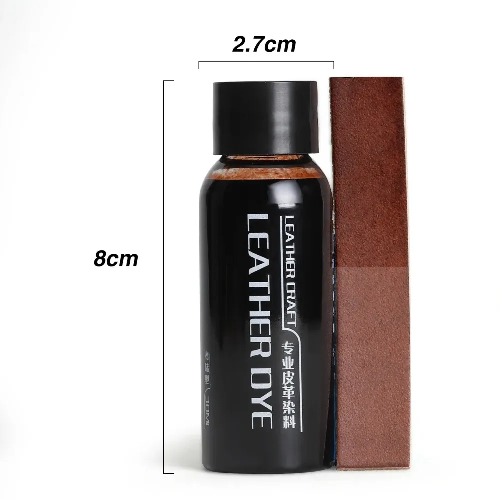 Lederkantenfarbe Ölfarbe 30 ml für DIY Handwerk