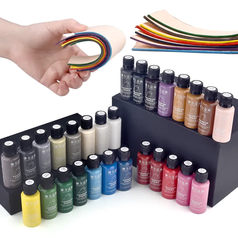 Lederkantenfarbe Ölfarbe 30 ml zur Reparatur und Versiegelung