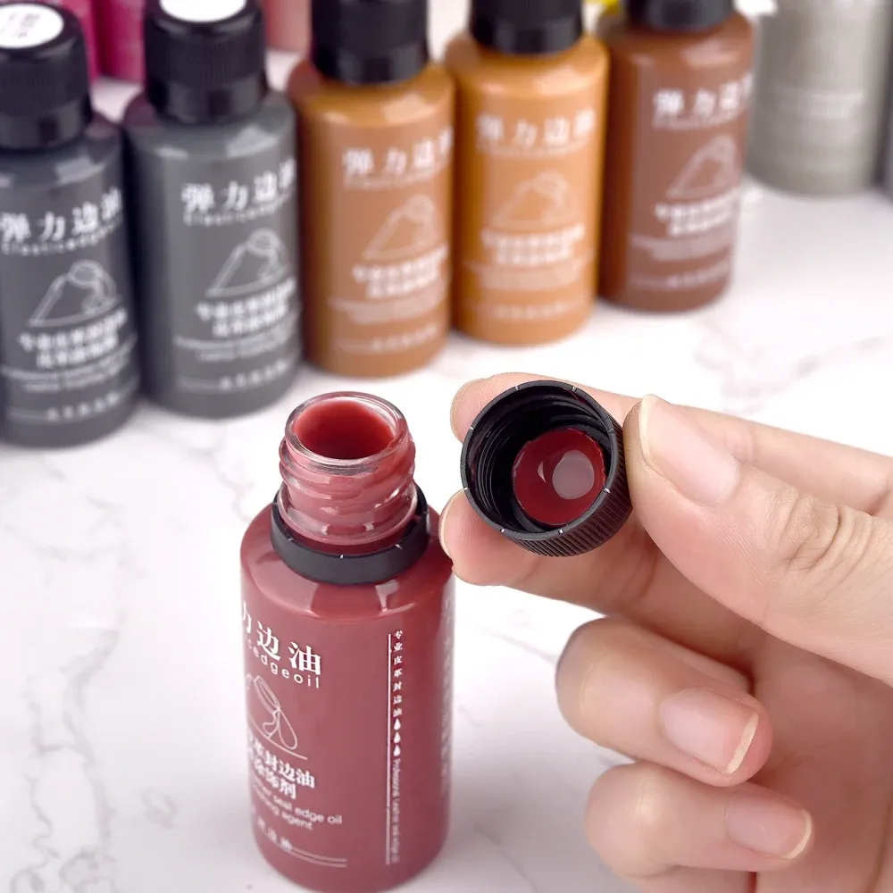 Lederkantenfarbe Ölfarbe 30 ml zur Reparatur und Versiegelung