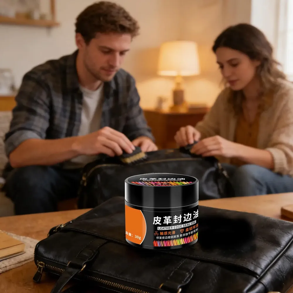 Lederkantenöl Balsam 30 g zum Nachfärben und Schützen