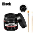 Lederkantenöl Reparaturpaste matt und glänzend – Farbe Black