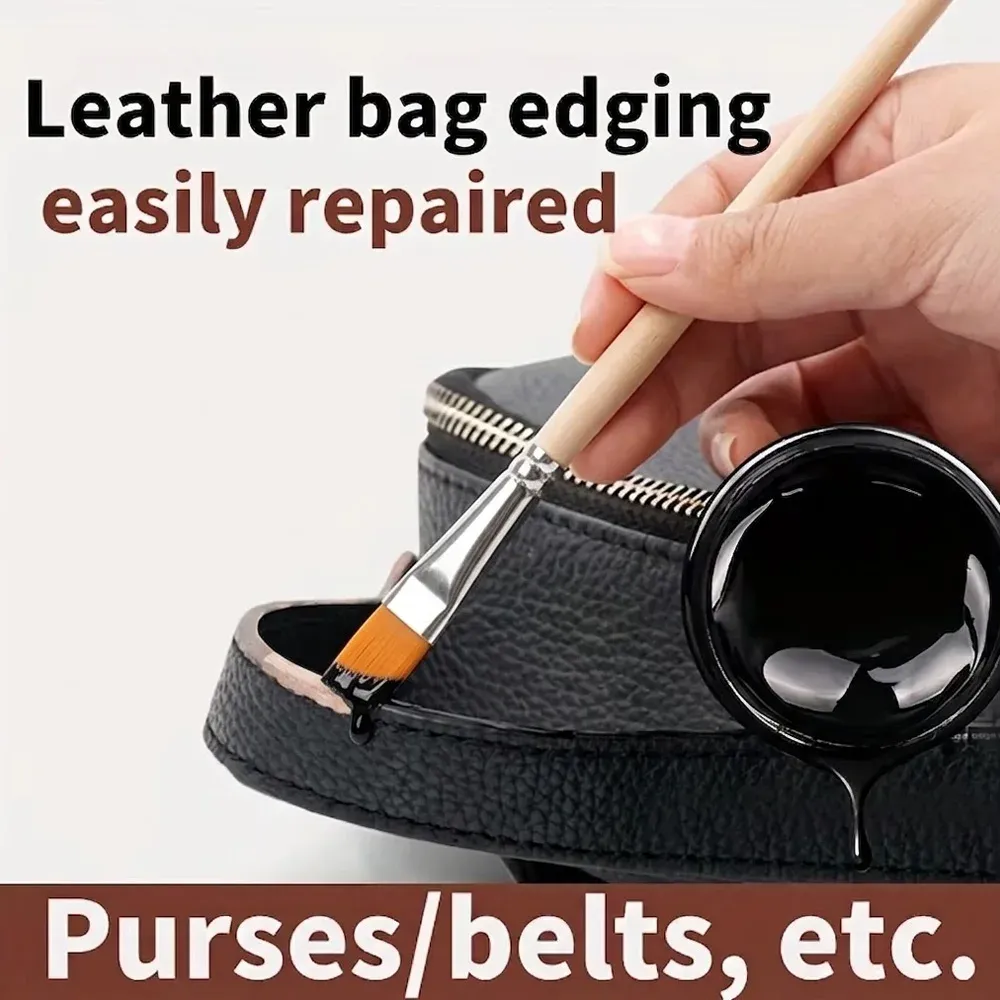 Lederkantenöl Reparaturpaste matt und glänzend