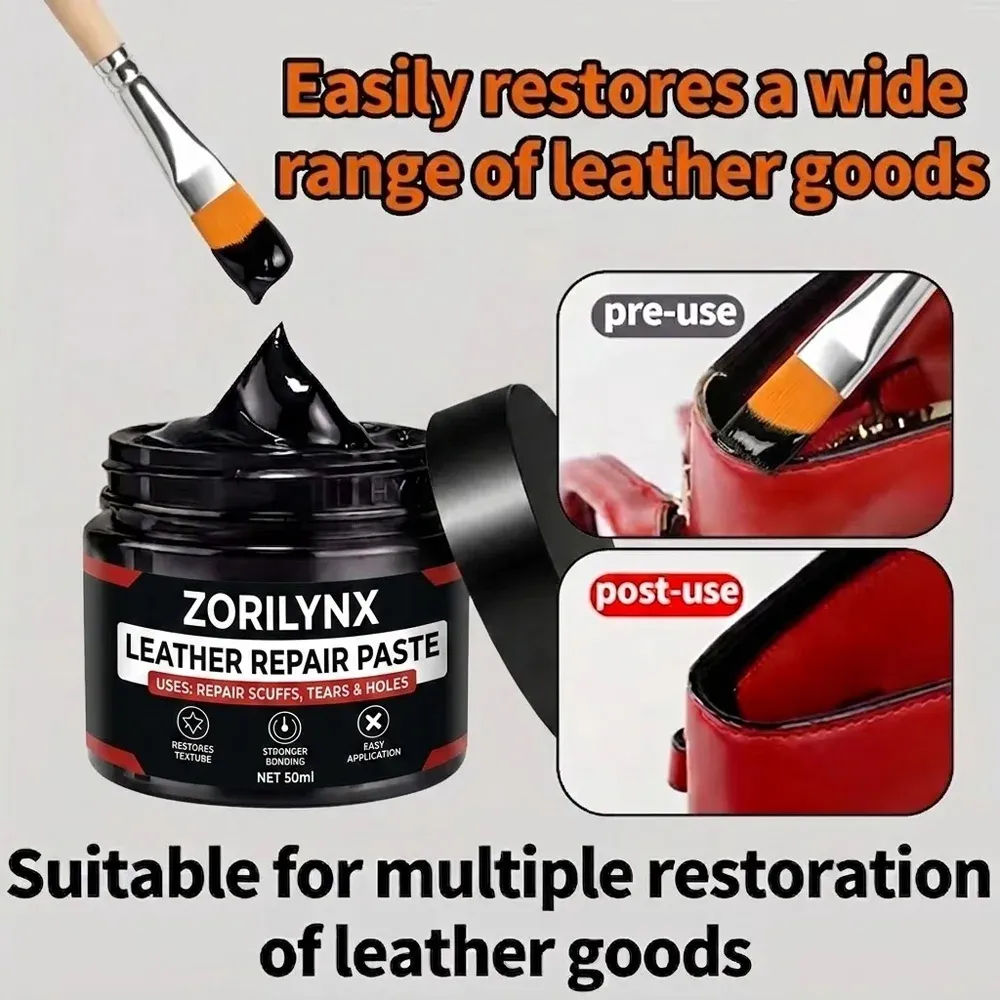 Lederkantenöl Reparaturpaste matt und glänzend