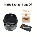 Lederkantenöl Set 30 g zur Reparatur von Abnutzung – Farbe BLACK