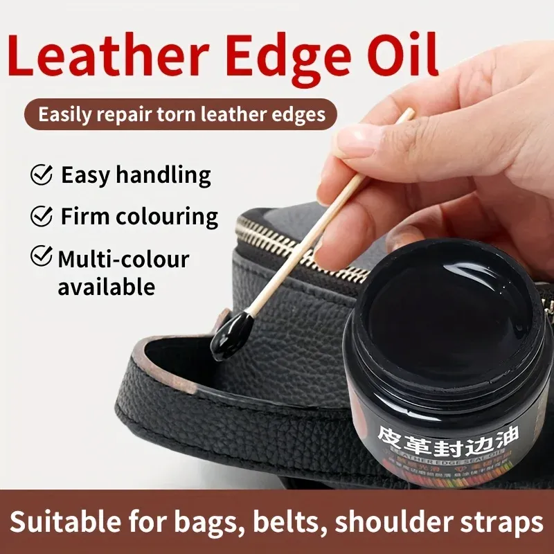 Lederkantenöl Set 30 g zur Reparatur von Abnutzung