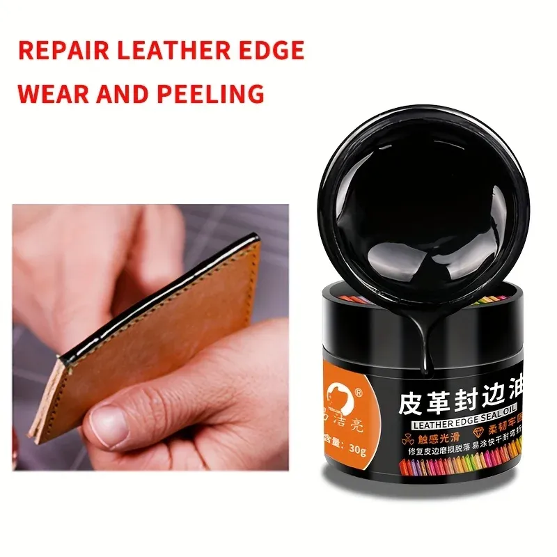 Lederkantenöl Set 30 g zur Reparatur von Abnutzung