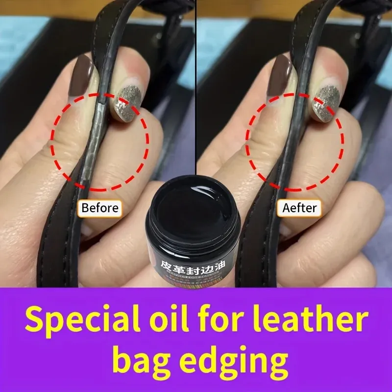 Lederkantenöl Set 30 g zur Reparatur von Abnutzung