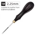 Lederkantenschäler French Edge Skiver 0,6 bis 2,25 mm – Farbe A-N1-225mm-1Pcs
