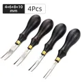 Lederkantenschäler French Edge Skiver 0,6 bis 2,25 mm – Farbe B-4Pcs-1Set