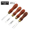 Lederkantenschäler French Edge Skiver 0,6 bis 2,25 mm – Farbe C-4Pcs-1Set