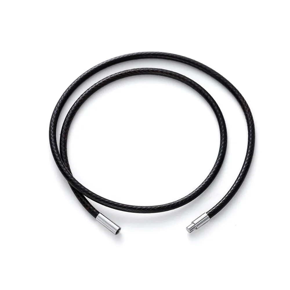 Lederkette 45 bis 60 cm mit Verschluss