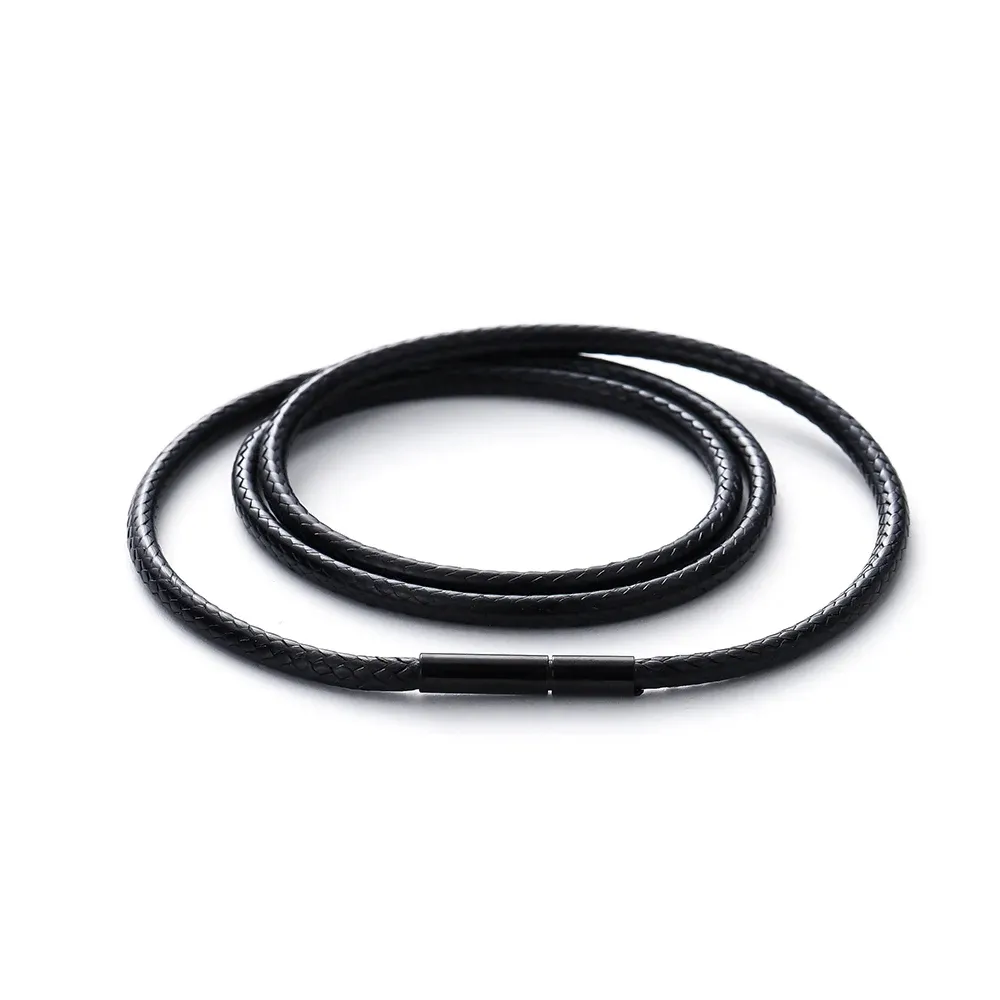 Lederkette 45 bis 60 cm mit Verschluss