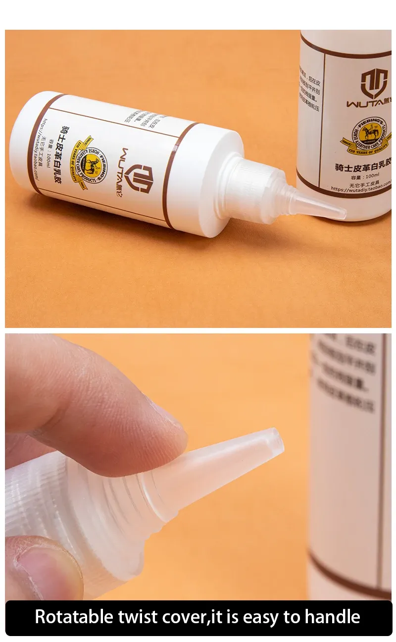 Lederkleber 100ml stark haftend schnell trocknend für Papier