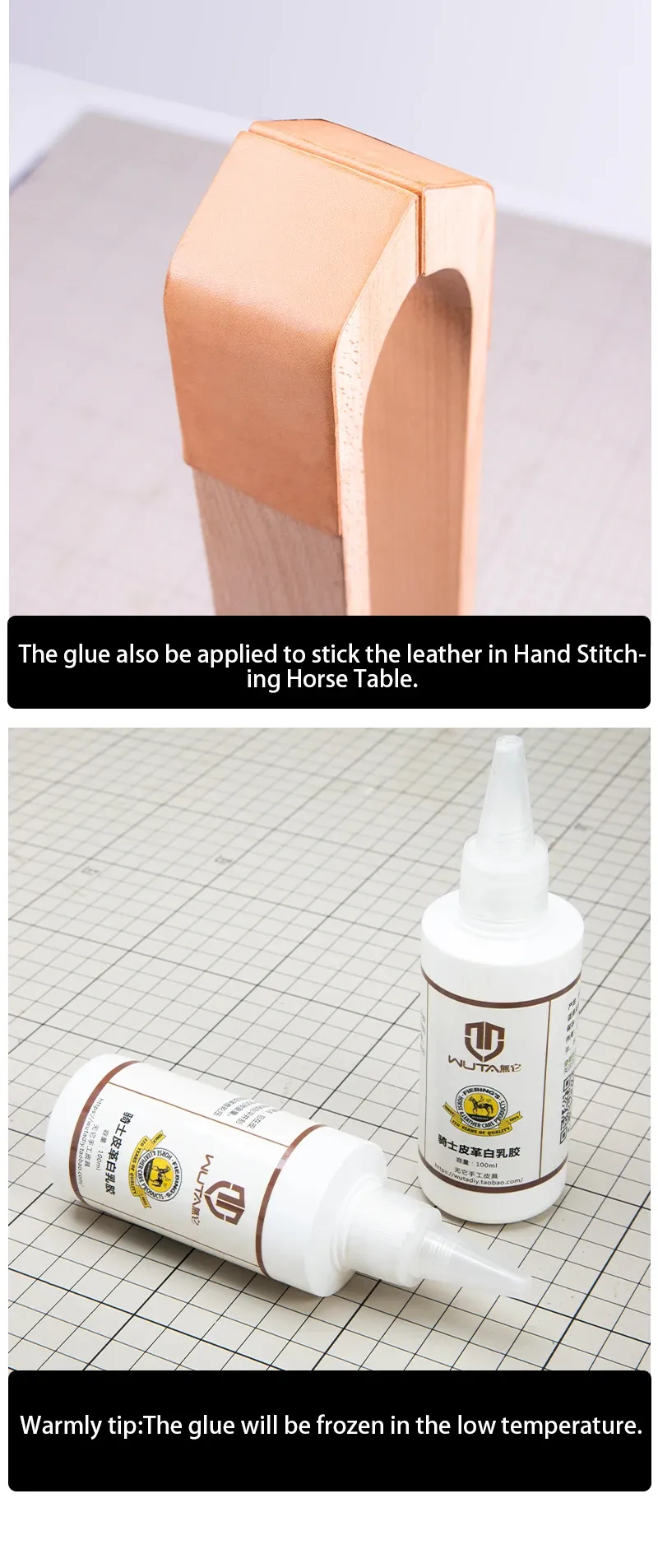 Lederkleber 100ml stark haftend schnell trocknend für Papier