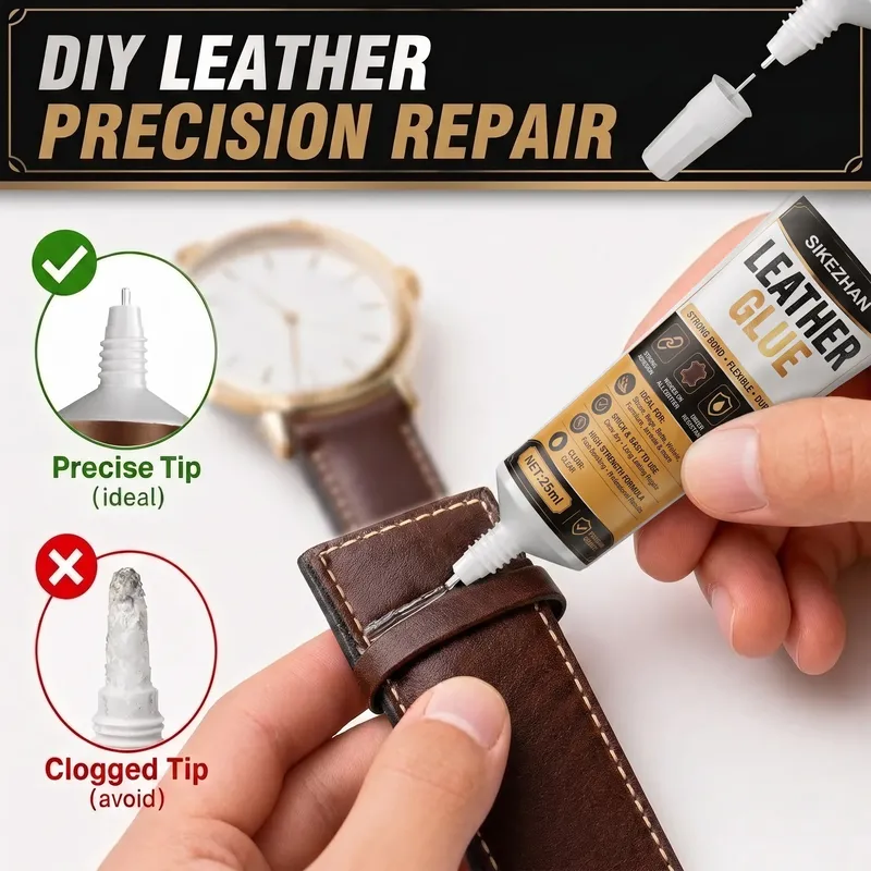 Lederkleber transparent wasserdicht für Schuhe und Taschen