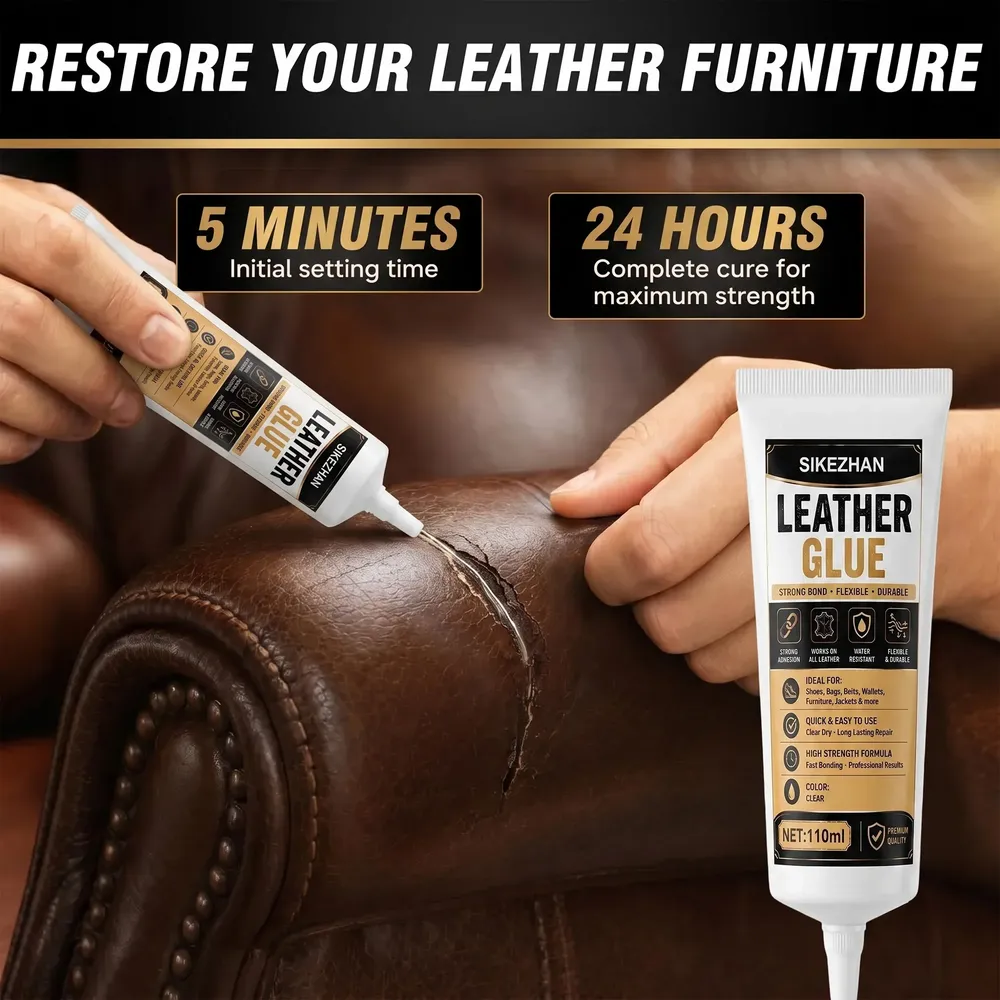 Lederkleber transparent wasserdicht industrietauglich für Schuhe