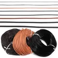 Lederkordel rund 1 bis 4 mm in 3 Farben – 1