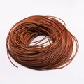 Lederkordel rund 1 bis 6 mm in 2 oder 5 m Längen – Farbe khaki