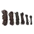 Lederkordel rund 1 bis 8 mm für Schmuck – Farbe Brown