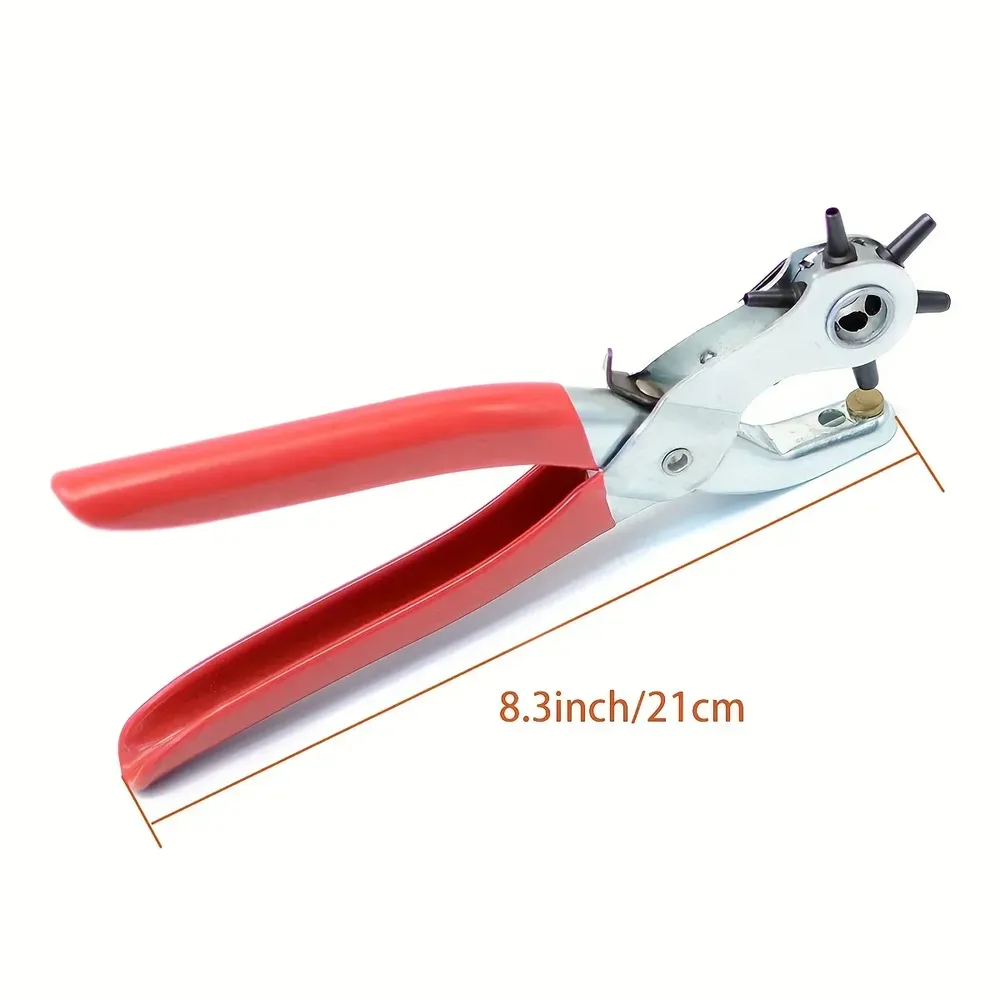 Lederlocher Zange 6 Größen für Gürtel und Hundehalsbänder
