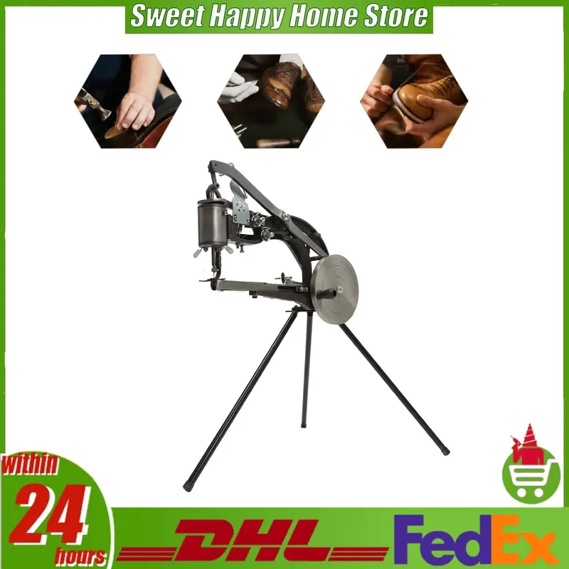 Ledernähmaschine Handkurbel für Leder bis 6mm Stichlänge