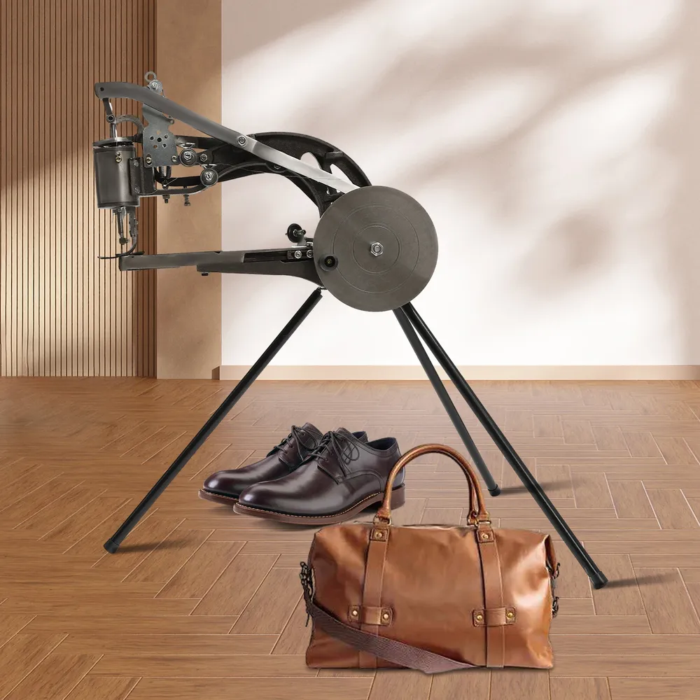 Ledernähmaschine Handkurbel für Leder bis 6mm Stichlänge