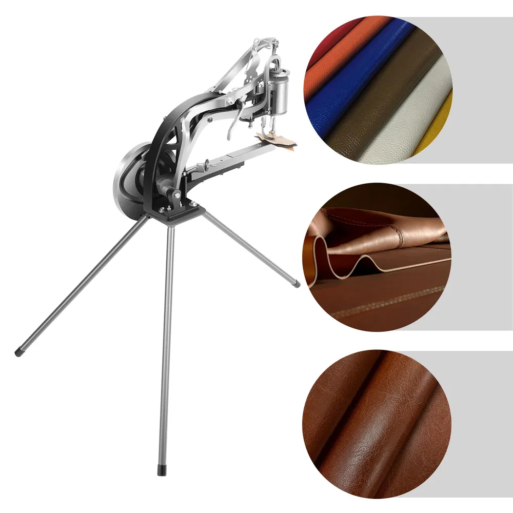 Ledernähmaschine Handkurbel für Leder bis 6mm Stichlänge