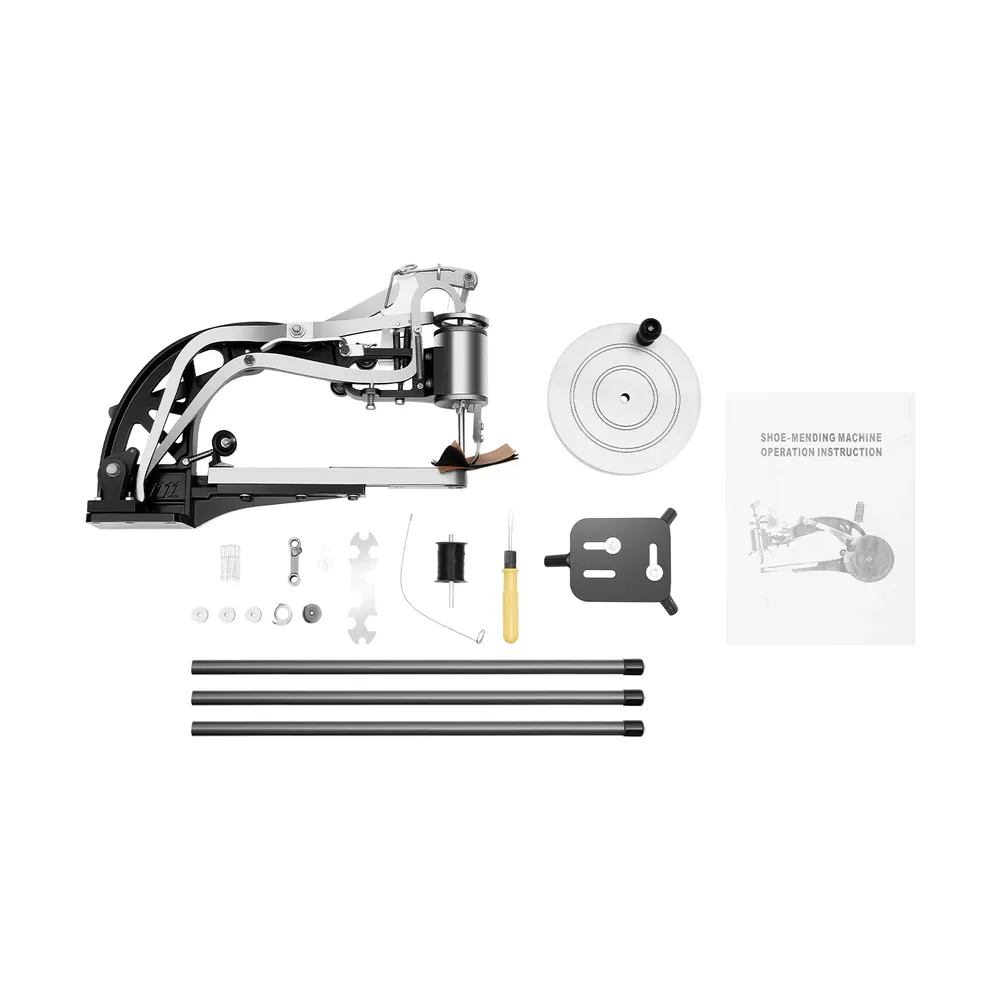 Ledernähmaschine Handkurbel für Leder bis 6mm Stichlänge