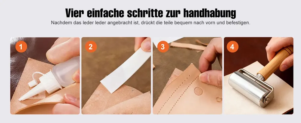 Lederroller 100mm zum Kantenkleben und Glätten