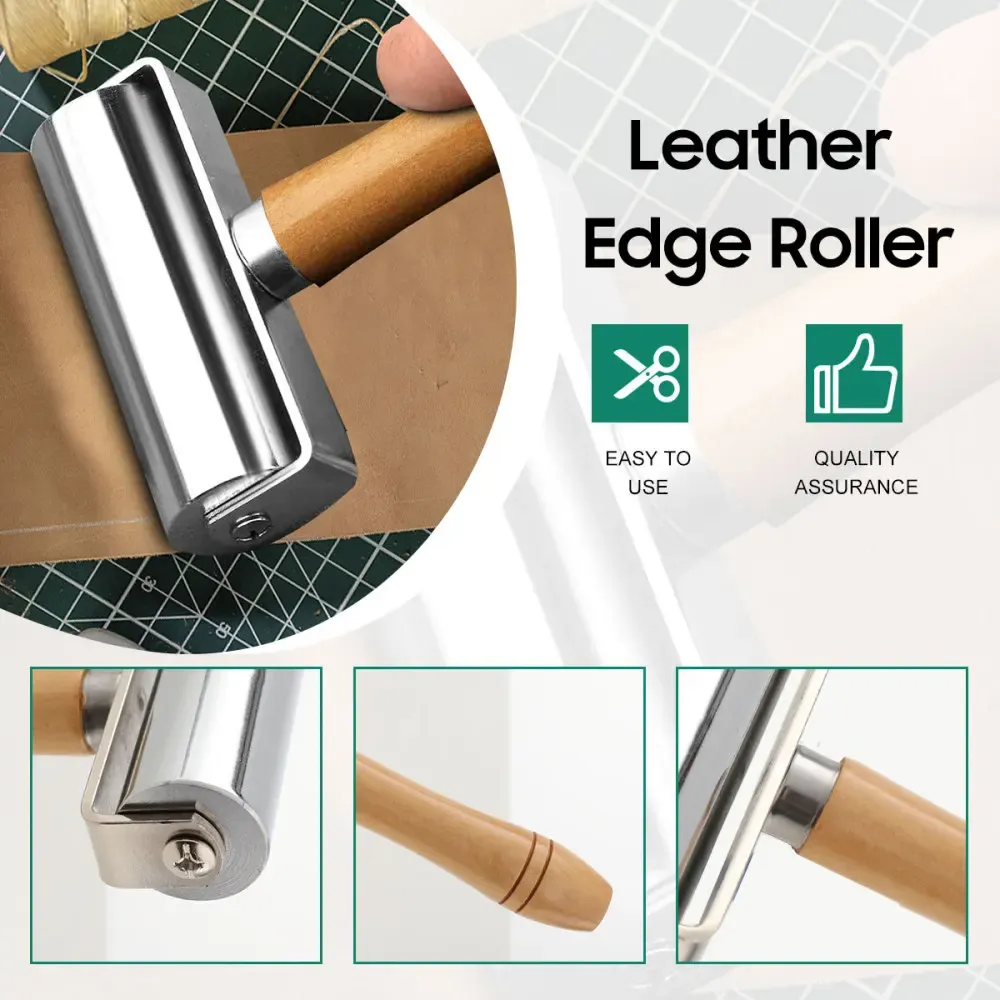 Lederroller 100mm zum Kantenkleben und Glätten