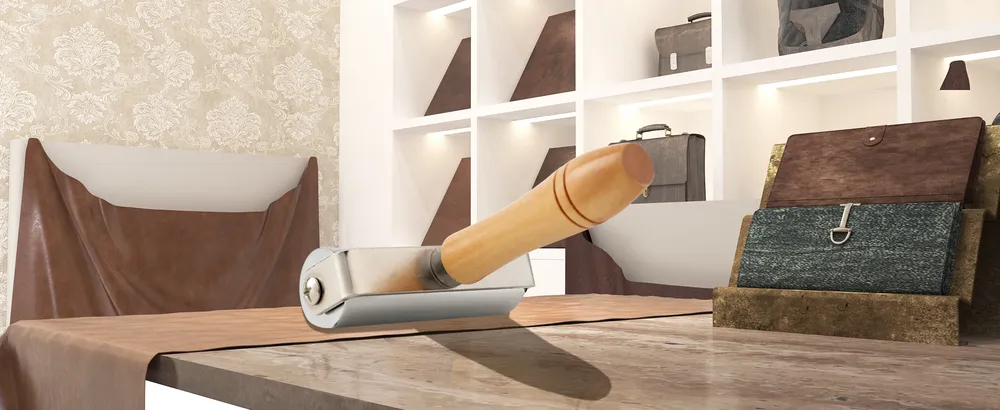 Lederroller 100mm zum Kantenkleben und Glätten