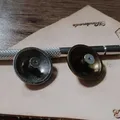 Lederschnalle Dekoration 2 Stück für Lederhandwerk Arabesken Türkis 25 mm – 4
