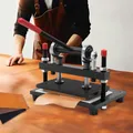 Lederschneidemaschine 2T Hub für Leder Stoff Gummi Silikon – 4