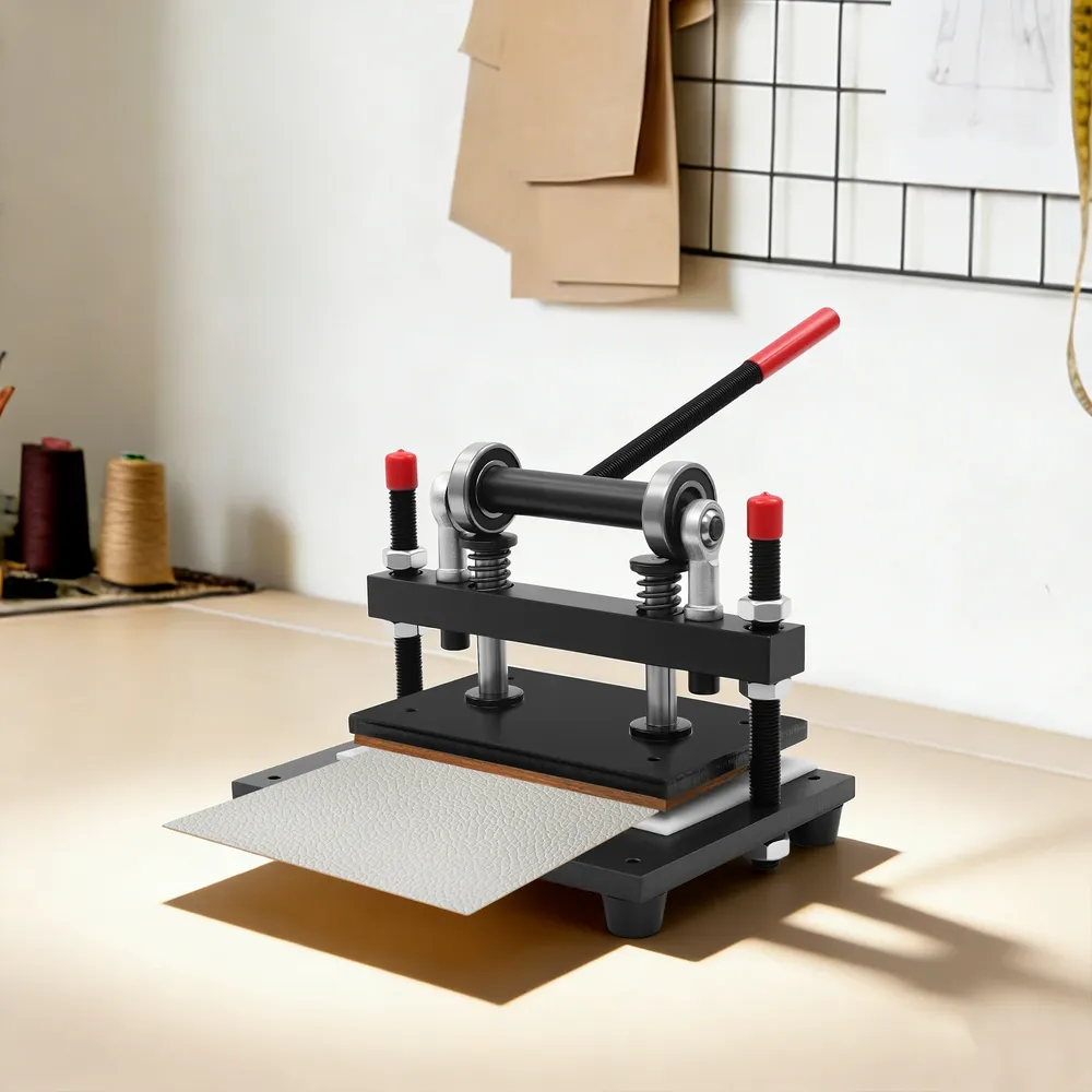Lederschneidemaschine 2T Hub für Leder Stoff Gummi Silikon