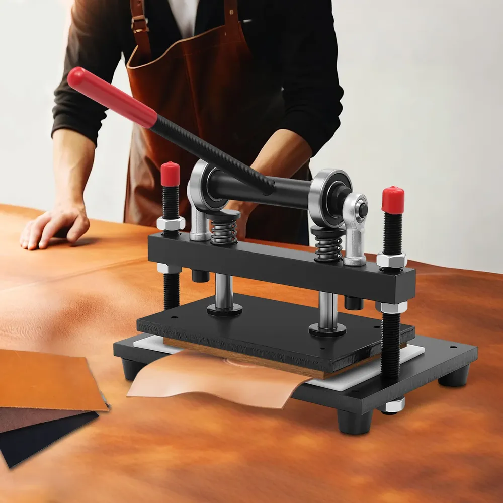 Lederschneidemaschine 2T Hub für Leder Stoff Gummi Silikon