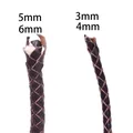 Lederschnur geflochten 3 bis 6 mm 1 Meter für DIY Armband – 3