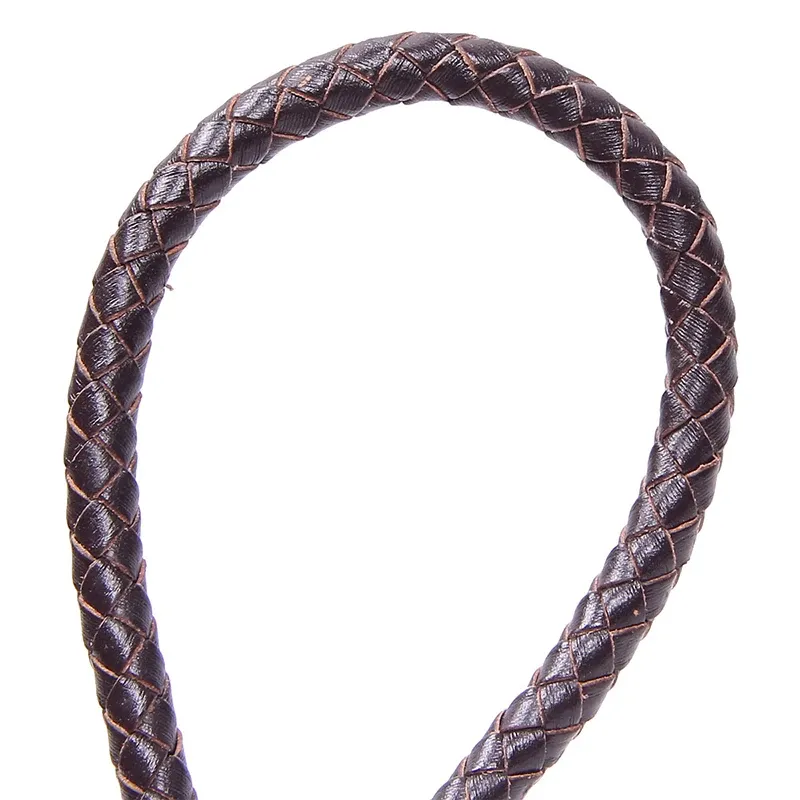 Lederschnur geflochten 3 bis 6 mm 1 Meter für DIY Armband