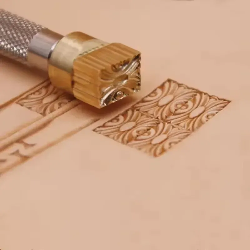 Lederstempel Spitzenmuster Kupfer 11 x 8 mm