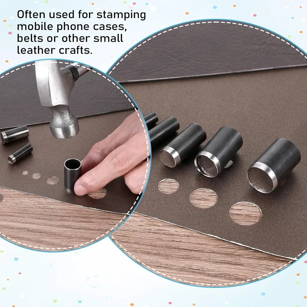 Lederwerkzeug 15 Teile Locher-Set