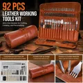 Lederwerkzeug Set 92 Teile Canvas Tasche – 4