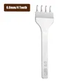 Locher Abstand 3 bis 6 mm mit 1 bis 6 Zinken – Farbe 6mm-4Tooth