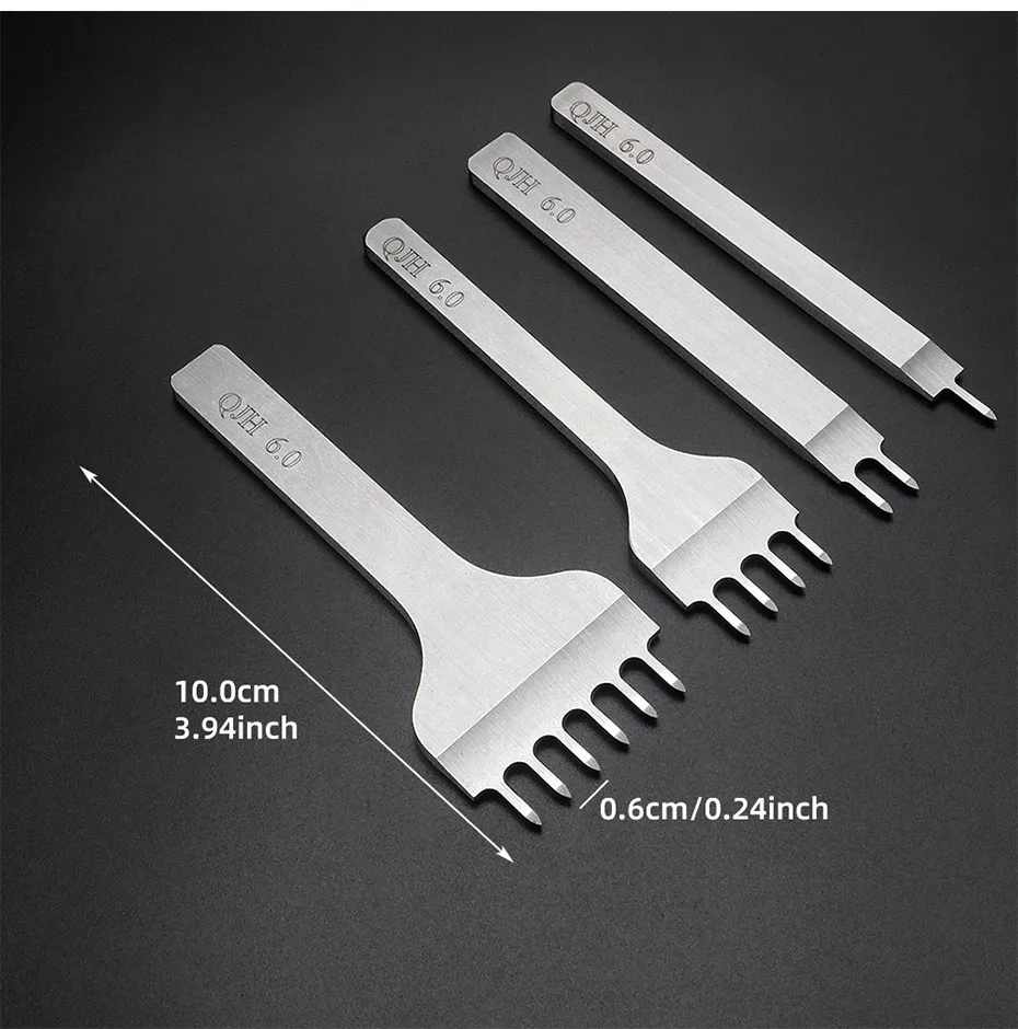 Locher Abstand 3 bis 6 mm mit 1 bis 6 Zinken