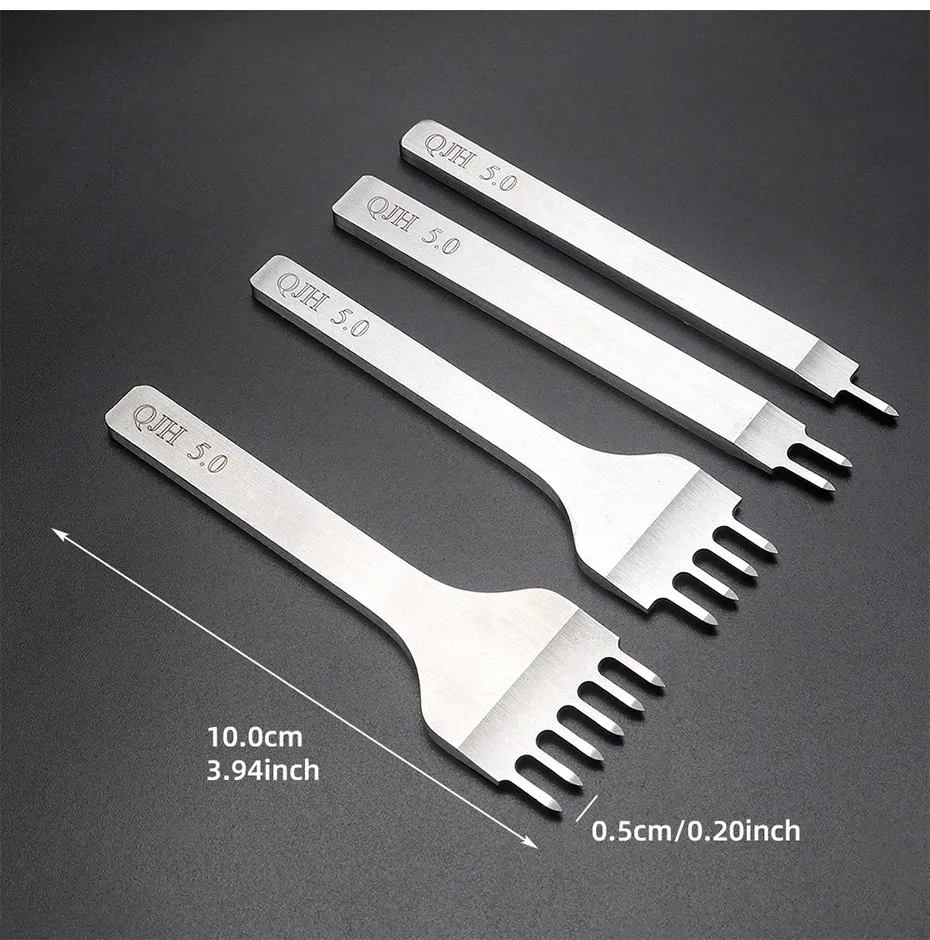 Locher Abstand 3 bis 6 mm mit 1 bis 6 Zinken