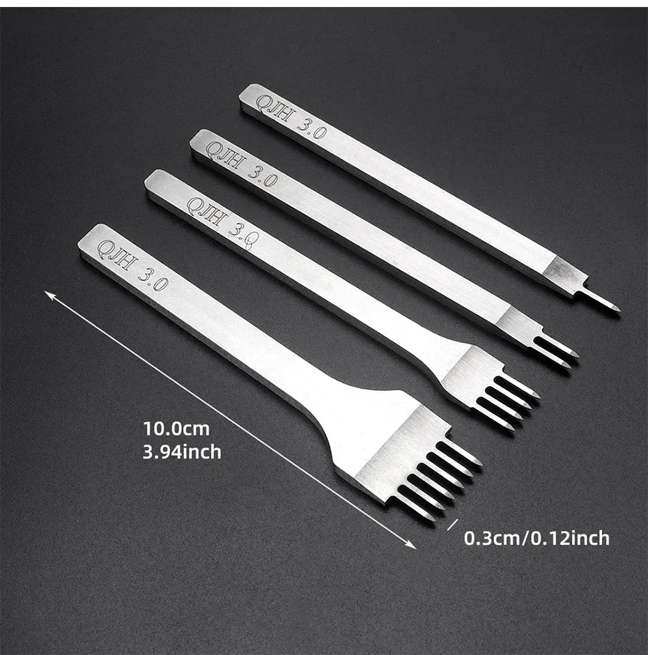 Locher Abstand 3 bis 6 mm mit 1 bis 6 Zinken