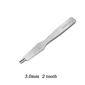 Locher Eckmeißel 2,7 bis 3,85 mm für Lederhandwerk – Farbe 3.0mm 2 tooth