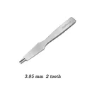 Locher Eckmeißel 2,7 bis 3,85 mm für Lederhandwerk – Farbe 3.85mm 2 tooth
