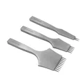 Locher Eckmeißel 2,7 bis 3,85 mm für Lederhandwerk – 6