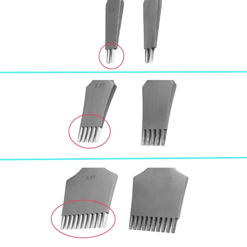 Locher Eckmeißel 2,7 bis 3,85 mm für Lederhandwerk