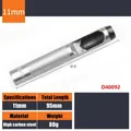 Locher Hohl Punch 4 bis 12 mm für Kleidung und Gürtel – Farbe 11mm